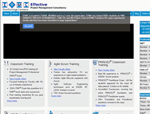 Tablet Screenshot of effectivepmc.com